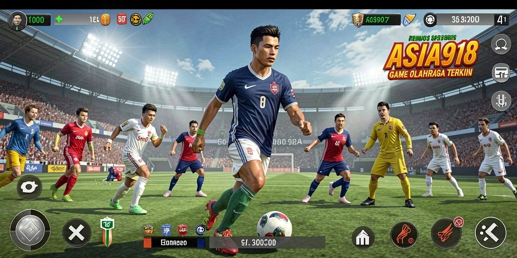 Tampilan gameplay yang mendebarkan dari ASIA918 dalam pertandingan olahraga.