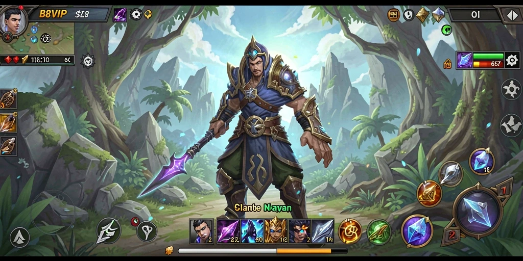 Tangkapan layar B8VIP yang menampilkan aksi pertempuran mendebarkan dalam dunia ARPG.