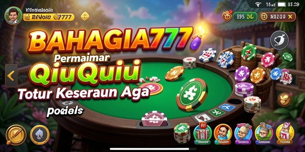 Screenshot gameplay QiuQiu BAHAGIA777 yang seru dan menarik.