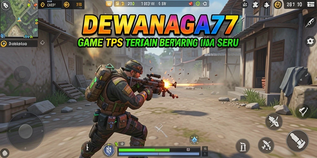 Tangkapan layar gameplay DEWANAGA77 yang menunjukkan aksi tembak-menembak yang mendebarkan.