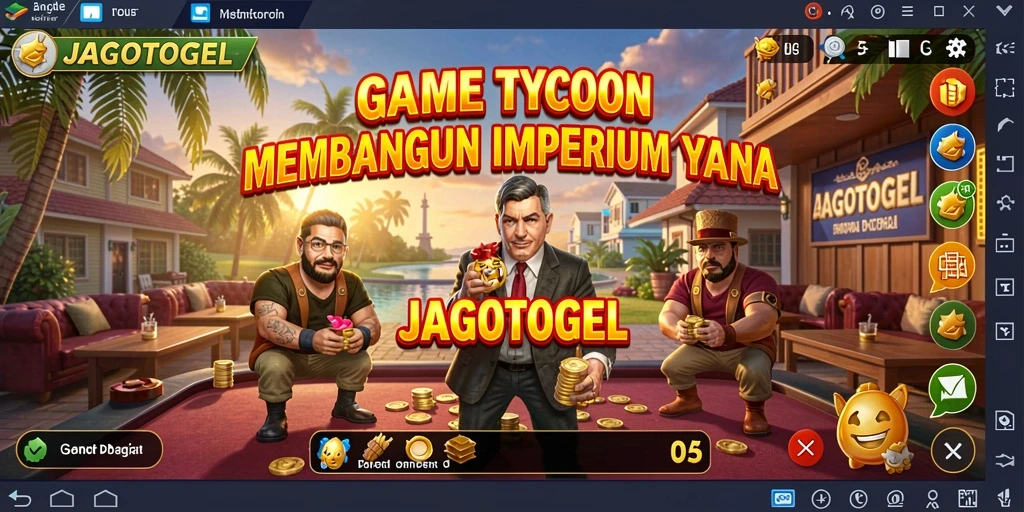 Tampilan menarik dari gameplay Tycoon JAGOTOGEL.