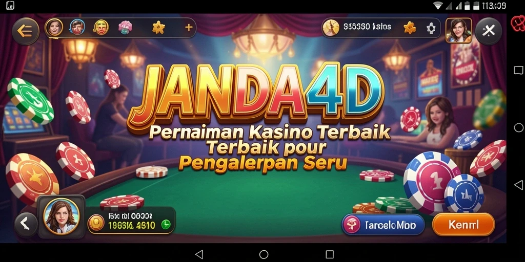 Tampilan luar biasa dari gameplay Kasino di JANDA4D.