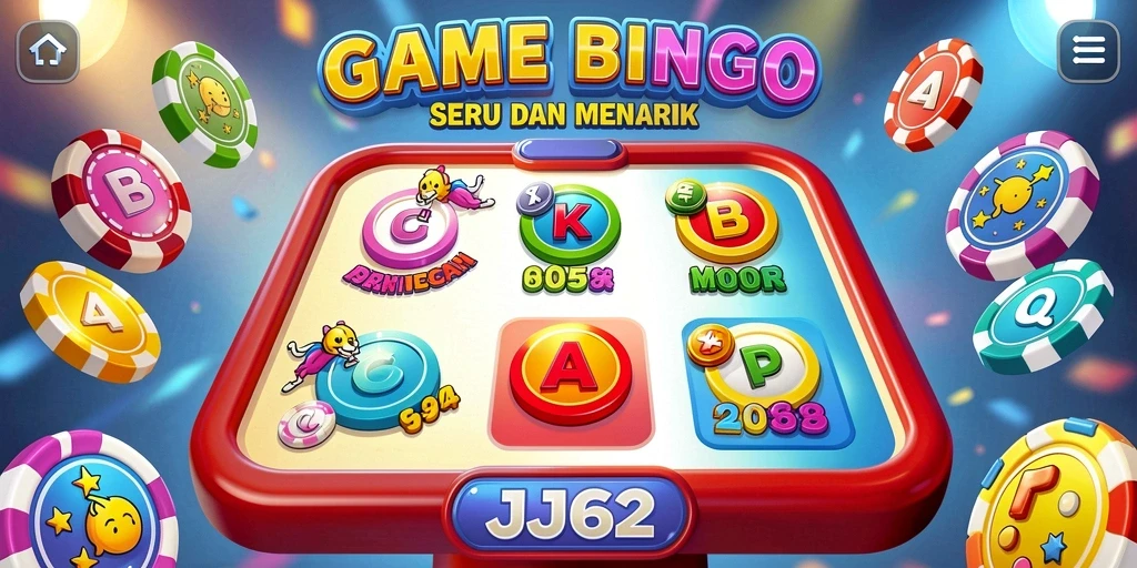 Tampilan seru dari gameplay Bingo di JJ62