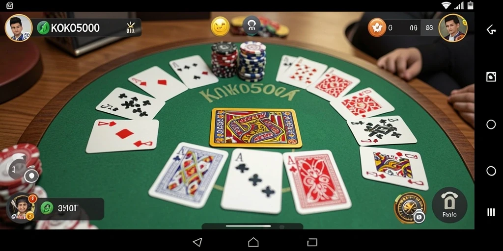 Tampilan gameplay seru KOKO5000 yang penuh strategi.