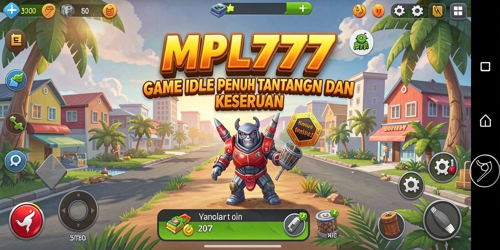 Tangkapan layar gameplay MPL777 yang menunjukkan aksi menarik dan strategi idle.