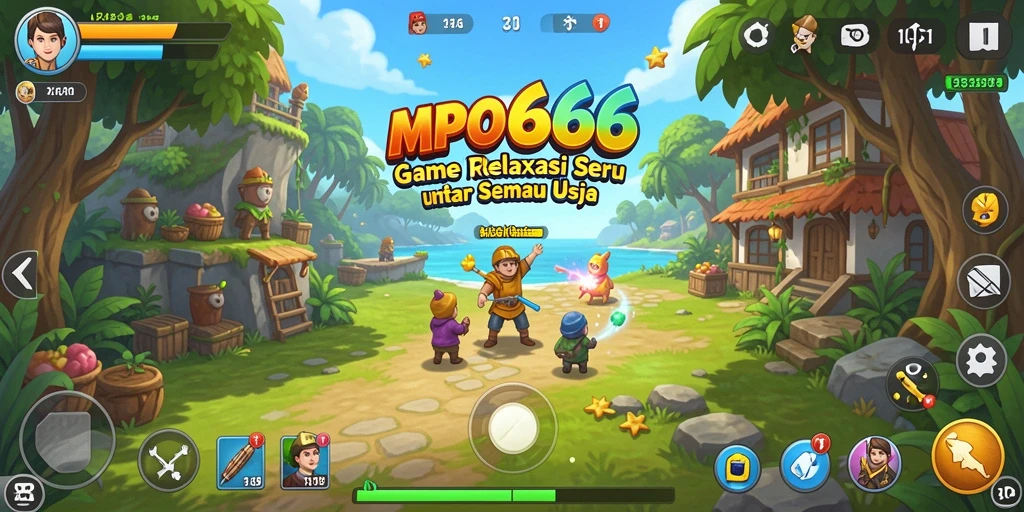 Tampilan gameplay seru MPO666 yang penuh warna dan interaktif.