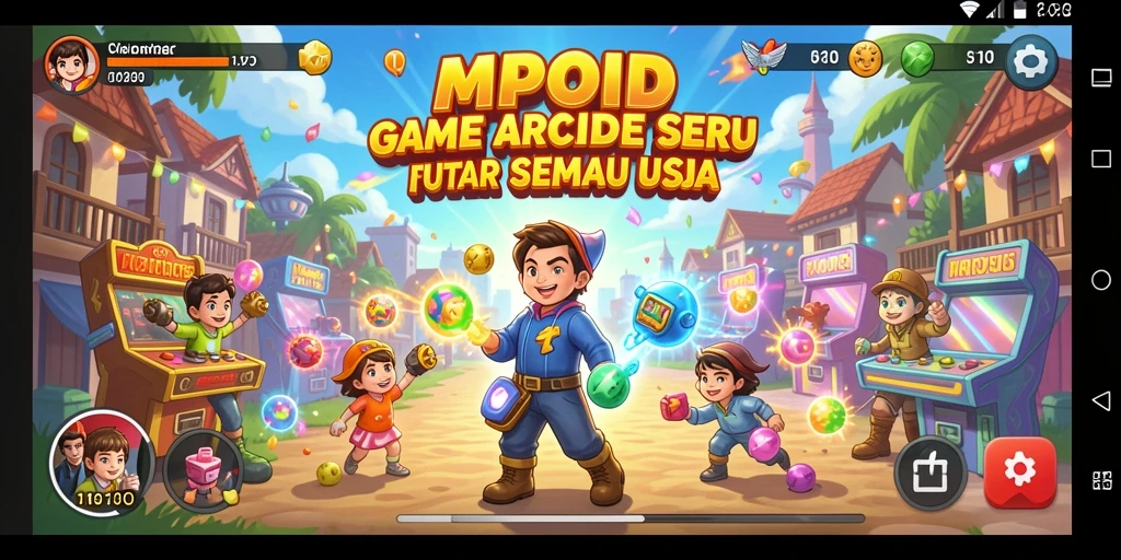 Pengalaman seru gameplay MPOID dengan tantangan arcade yang mendebarkan.