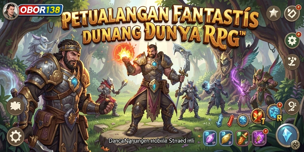 Tangkapan layar gameplay OBOR138 dengan aksi petualangan yang menegangkan.