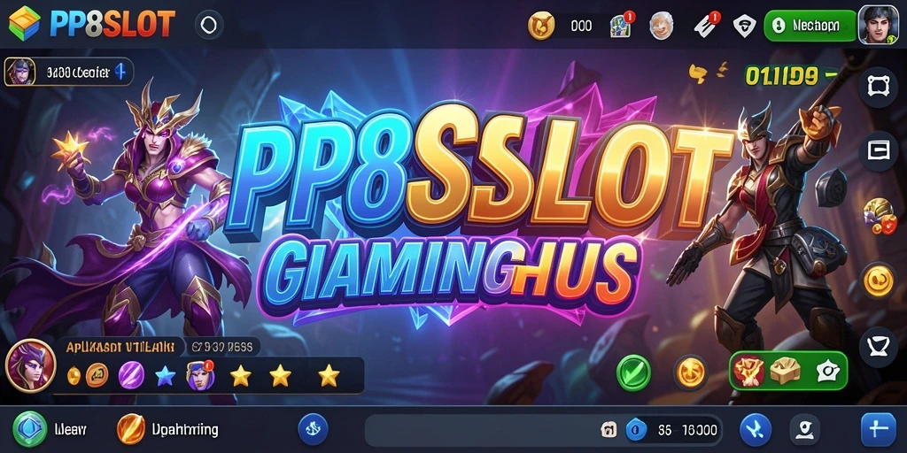 Tampilan antarmuka PP8SLOT yang intuitif dan mudah digunakan.