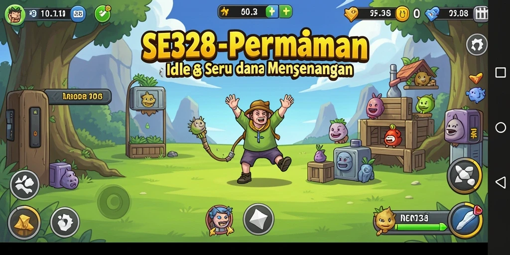 Tampilan gameplay SE328 dengan aktivitas Idle yang menarik.