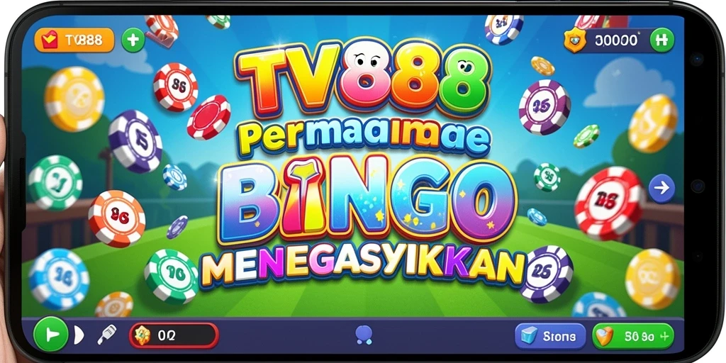 Screenshot utama TV888 menampilkan gameplay Bingo yang menegangkan.