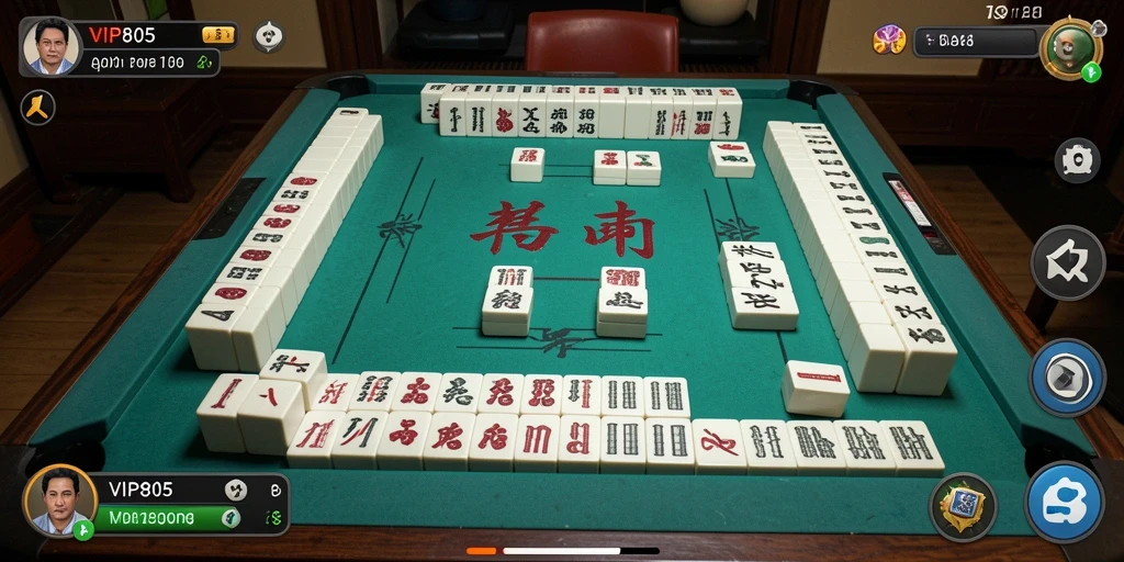 Screenshot utama VIP805 menunjukkan gameplay Mahjong yang seru.