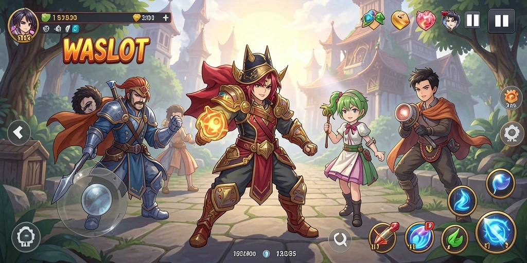 Gameplay menarik dengan karakter Anime yang menawan.