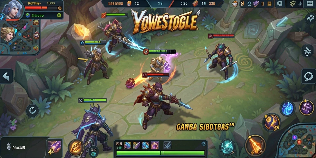 Gameplay seru YOWESTOGEL dengan karakter unik.