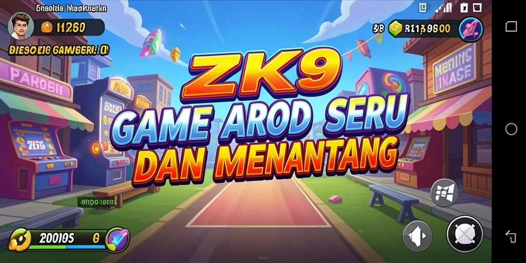 Screenshot utama ZK9 dengan tampilan gameplay yang seru.